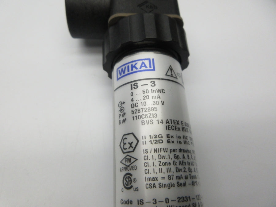 WIKA 52872895 IS-3 10-30VDC NSNP