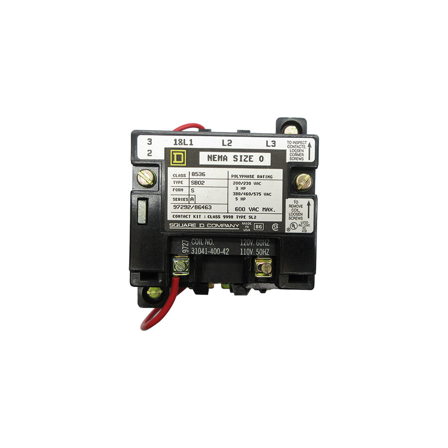 SQUARE D 8536SBO2V02S SER. A 110/120V (AS PICTURED1) NSNP