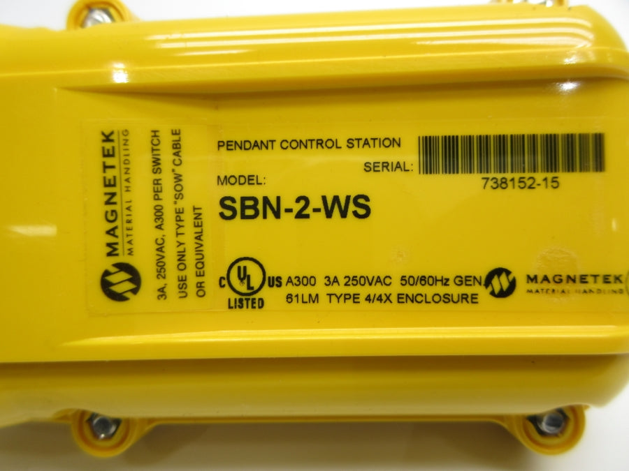 MAGNETEK SBN-2-WS 250VAC 3A NSNP