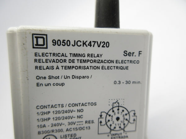 SQUARE D 9050JCK47V20 SER. F 120/240V 0.3-30M NSNP