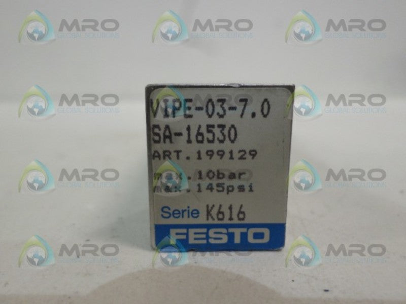FESTO VIPE-03-7.0 MANIFOLD BLOCK NSNP