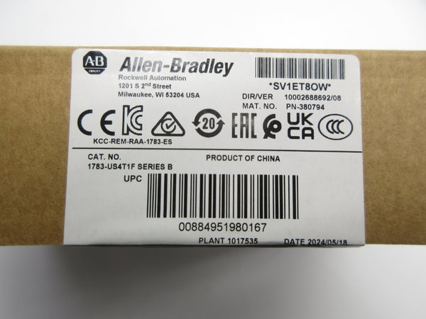 ALLEN BRADLEY 1783-US4T1F SER. B DATE: 2024 NSFS