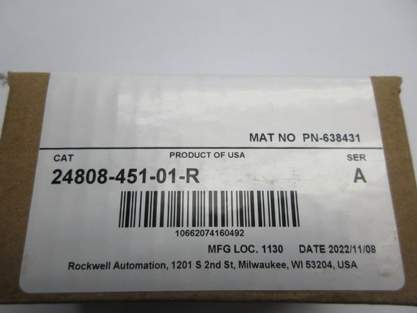 ALLEN BRADLEY 24808-451-01-R SER. A (BR/WH) NSFS