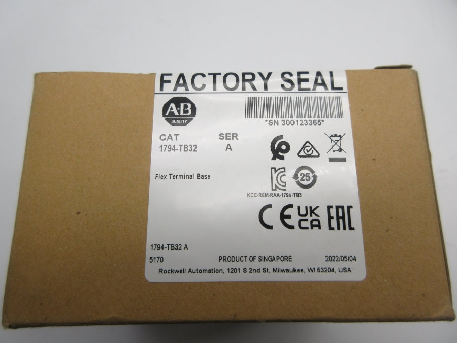 ALLEN BRADLEY 1794-TB32 SER. A DATE: 2022 NSFS