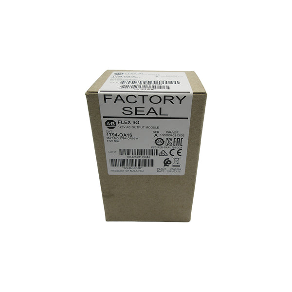 ALLEN BRADLEY 1794-OA16 SER. A 120VAC DATE: 2022 NSFS