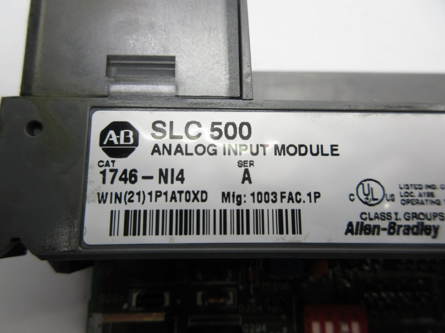 ALLEN BRADLEY 1746-NI4 SER. A 10VDC (NO DOOR) UNMP