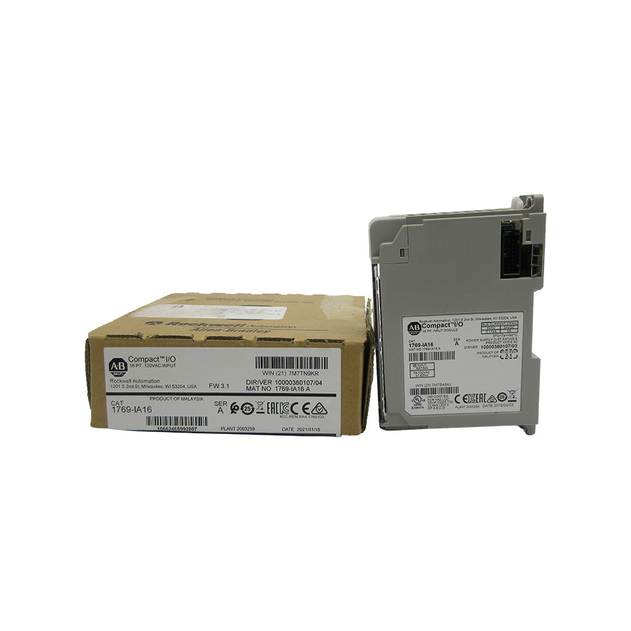 ALLEN BRADLEY 1769-IA16 SER. A F/W 3.1 79-132VAC NSMP