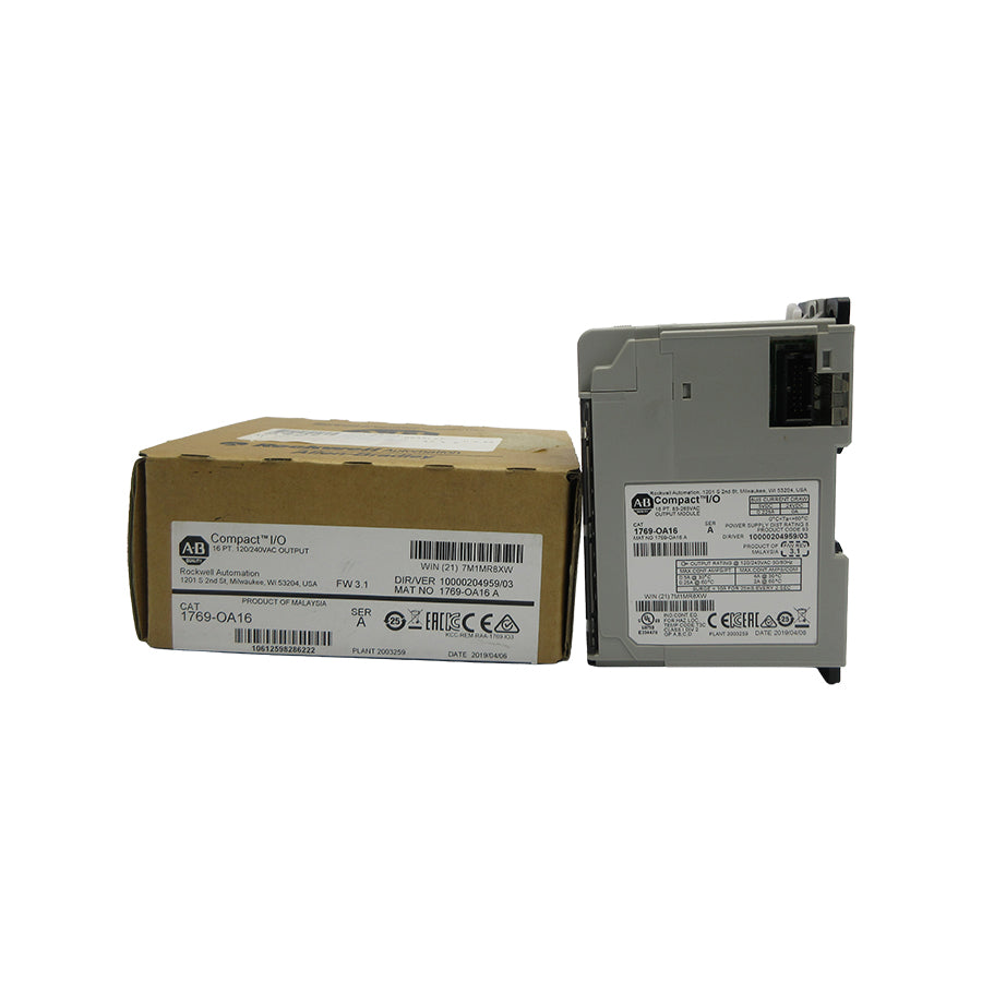 ALLEN BRADLEY 1769-OA16 SER. A  F/W 3.1 120/240VAC NSMP