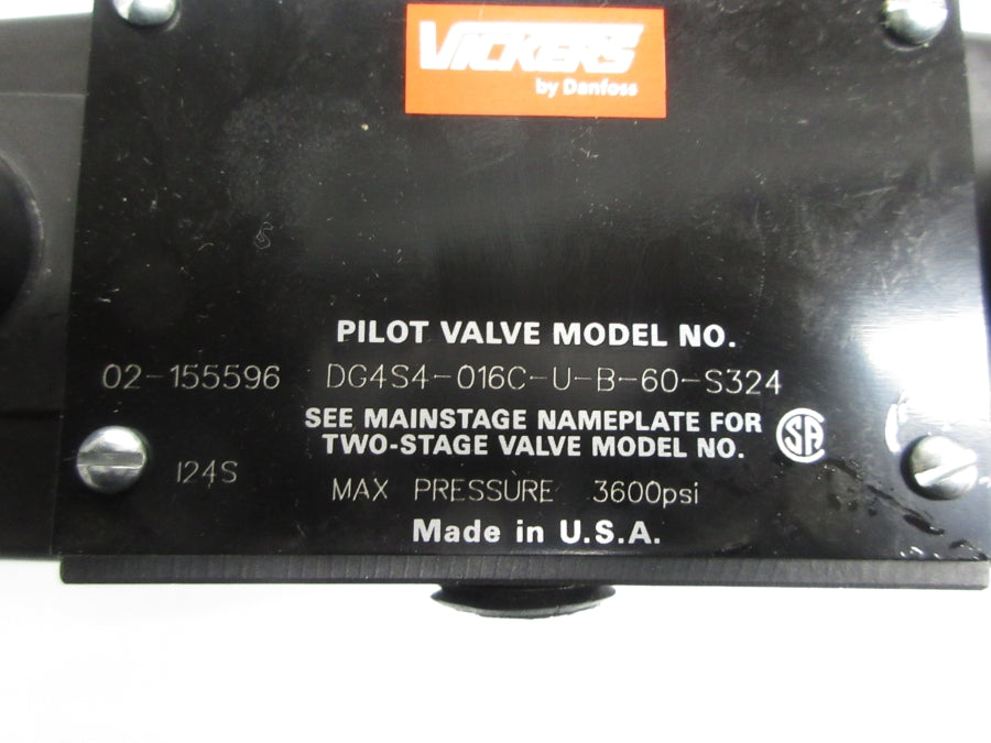 VICKERS DG4S4-016C-U-B-60-S324 02-155596 110/120V .85/.69A NSNP