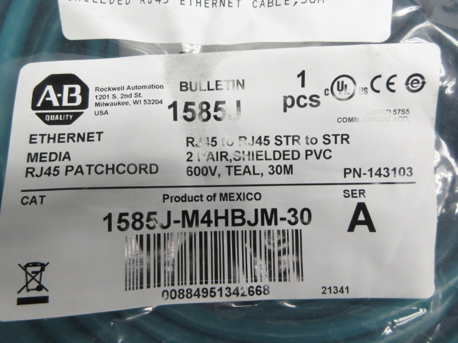 ALLEN BRADLEY 1585J-M4HBJM-30 SER. A NSMP