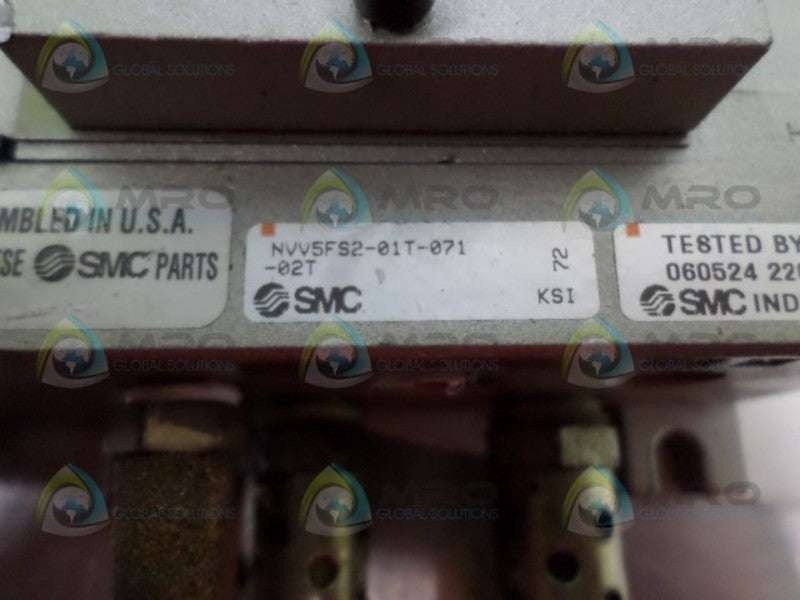 SMC NVV5FS2-01T-071-02T MANIFOLD BLOCK UNMP
