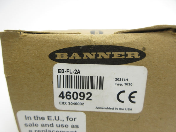 BANNER ENGINEERING ES-FL-2A 46092 24VAC/DC NSMP