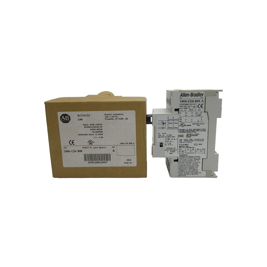 ALLEN BRADLEY 140A-C2A-B40 SER. A 2.5-4.0A (BR/WH) NSMP