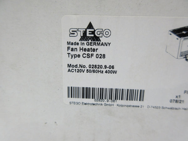 STEGO CSF028 02820.9-06 120VAC NSMP
