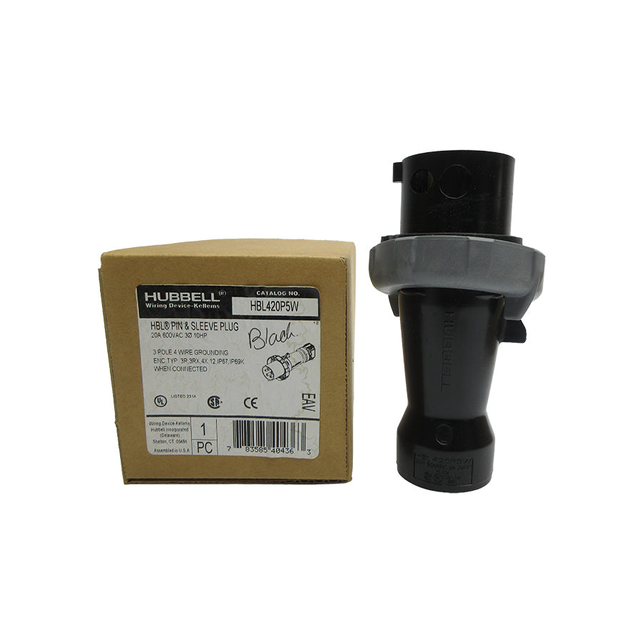 HUBBELL HBL420P5W 600VAC 20A (AS PICTURED) NSMP