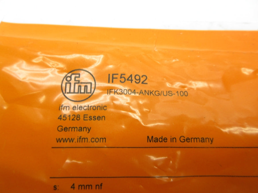 IFM EFECTOR IF5492 IFK3004-ANKG/US-100 10-30VDC NSMP