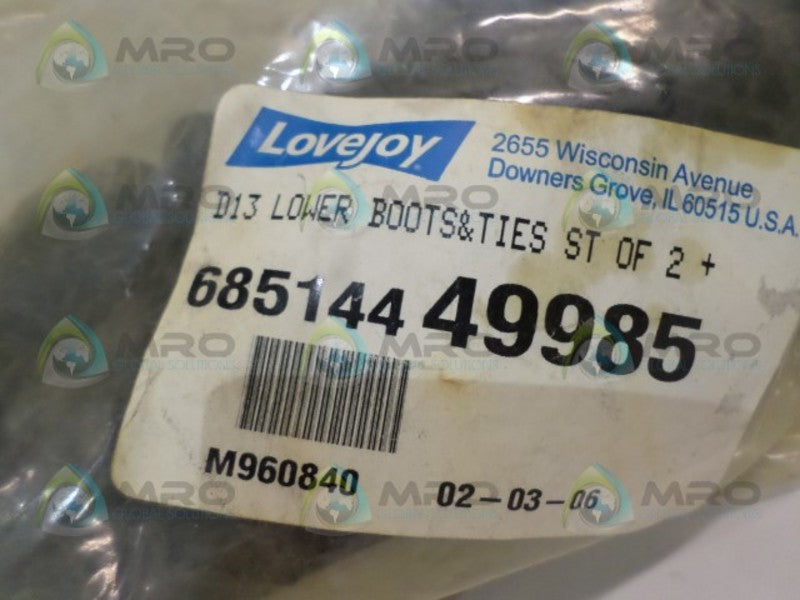 LOVEJOY 68514449985 LOWER BOOTS/TIES (PKG OF 2) NSMP