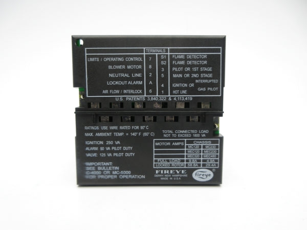 FIREYE MC120 120V (AS PICTURED) NSMP