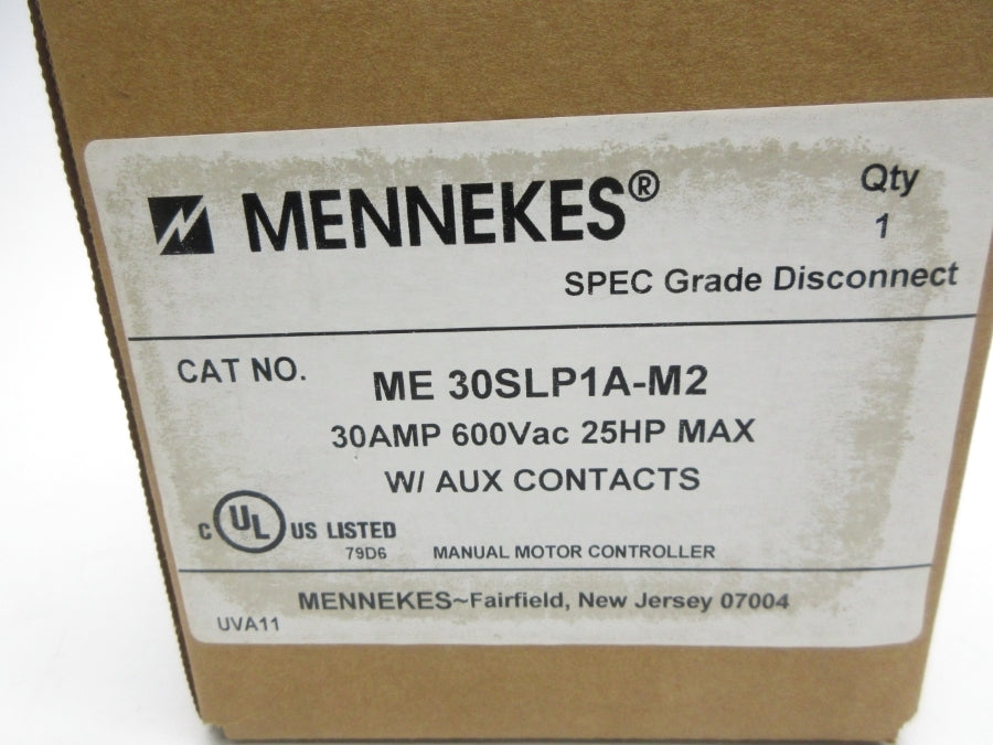 MENNEKES ME30SLP1A-M2 600VAC 30A NSFS