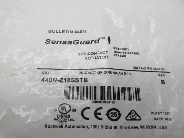 ALLEN BRADLEY 440N-Z18SSTB SER. B NSMP