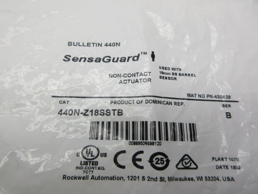 ALLEN BRADLEY 440N-Z18SSTB SER. B NSMP
