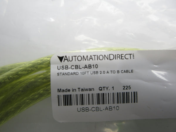 AUTOMATION DIRECT USB-CBL-AB10 NSMP
