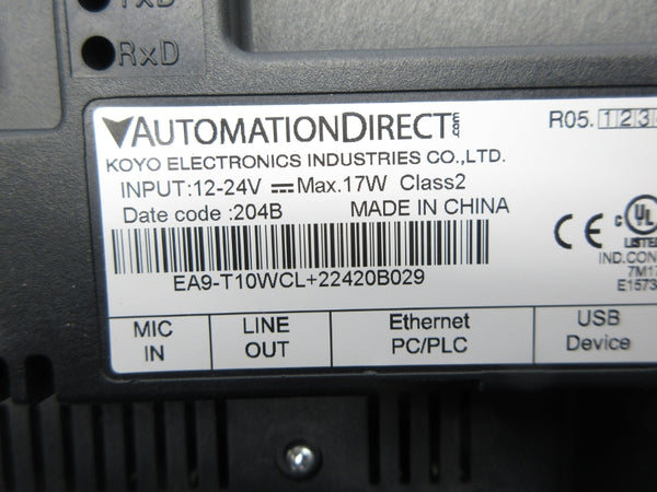 AUTOMATION DIRECT EA9-T10WCL+22420B029 12-24V NSNP