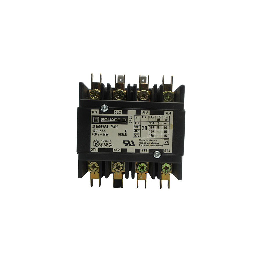 SQUARE D 8910DPA34V14 SER. B 24V 40A NSNP
