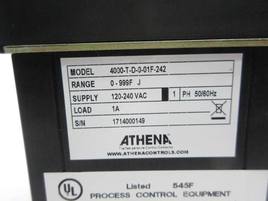 ATHENA 4000-T-D-0-01F-242 120-240VAC 0-999'F NSNP