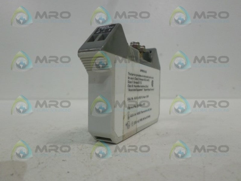 MEASUREMENT TECHNOLOGY MTL760ac SHUNT-DIODE SAFETY BARRIER UNMP