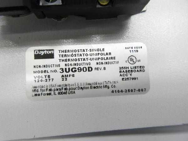DAYTON 3UG90D 120-277V 22A REV. B NSNP