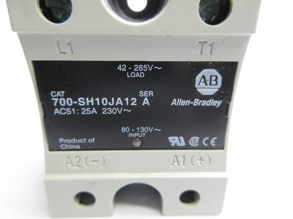 ALLEN BRADLEY 700-SH10JA12 SER. A 80-130V NSNP