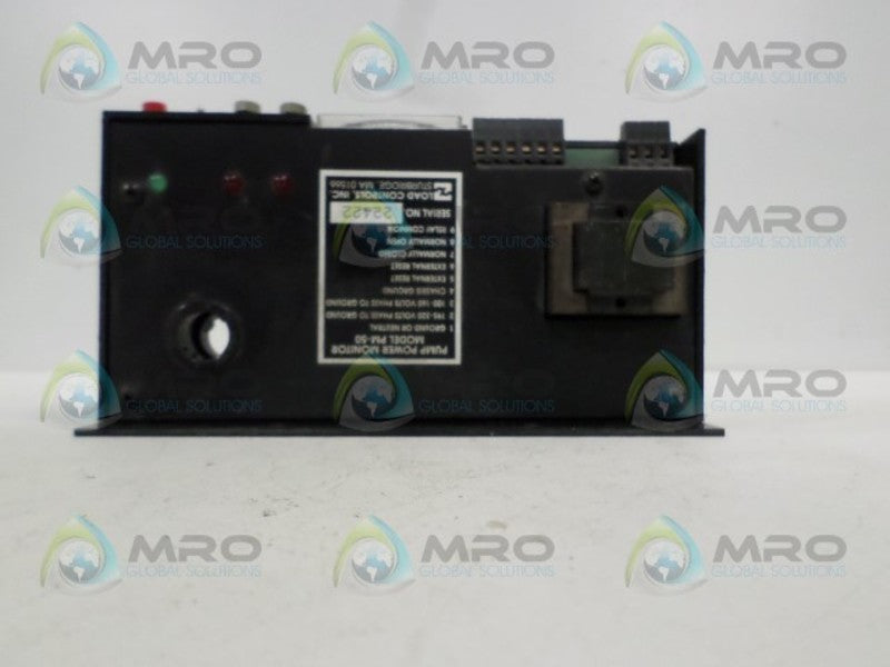 LOAD CONTROLS PM-50 PUMP POWER MONITOR NSNP