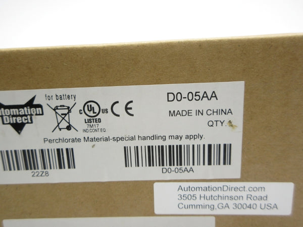 AUTOMATION DIRECT D0-05AA NSFS