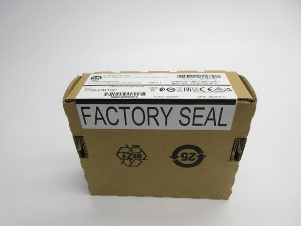 ALLEN BRADLEY 1769-OB16P SER. B F/W 3.1 24VDC DATE: 2023 NSFS