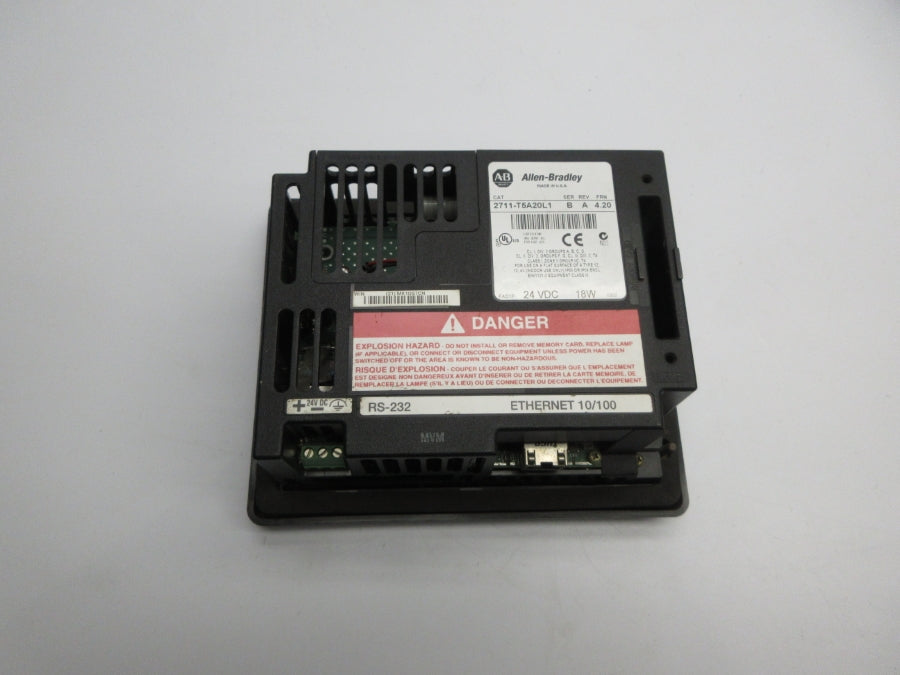 ALLEN BRADLEY 2711-T5A20L1 SER. B F/W 4.20 REV. A UNMP