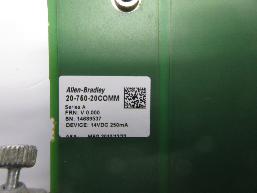 ALLEN BRADLEY 20-750-20COMM SER. A F/W V0.000 14VDC UNMP