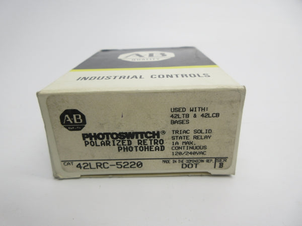 ALLEN BRADLEY 42LRC-5220 SER. B 120/240VAC (BK/YL) NSMP