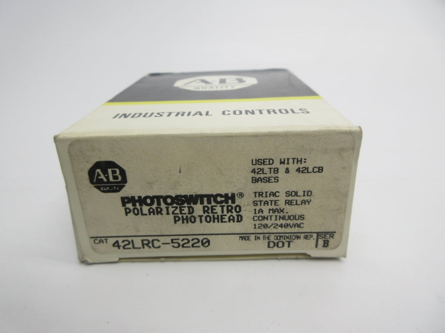 ALLEN BRADLEY 42LRC-5220 SER. B 120/240VAC (BK/YL) NSMP