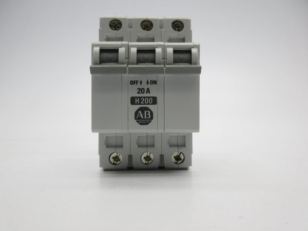ALLEN BRADLEY 1492-CB3H200 SER. B 480V 20A NSMP