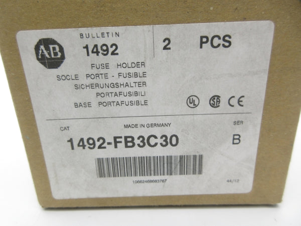 ALLEN BRADLEY 1492-FB3C30 SER. B 600V 30A (PKG OF 2) NSMP