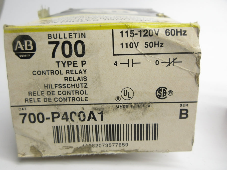 INDUSTRIAL SPARE PART 700-P400A1 SER. B 110/115-120V (BK/YL) NSMP