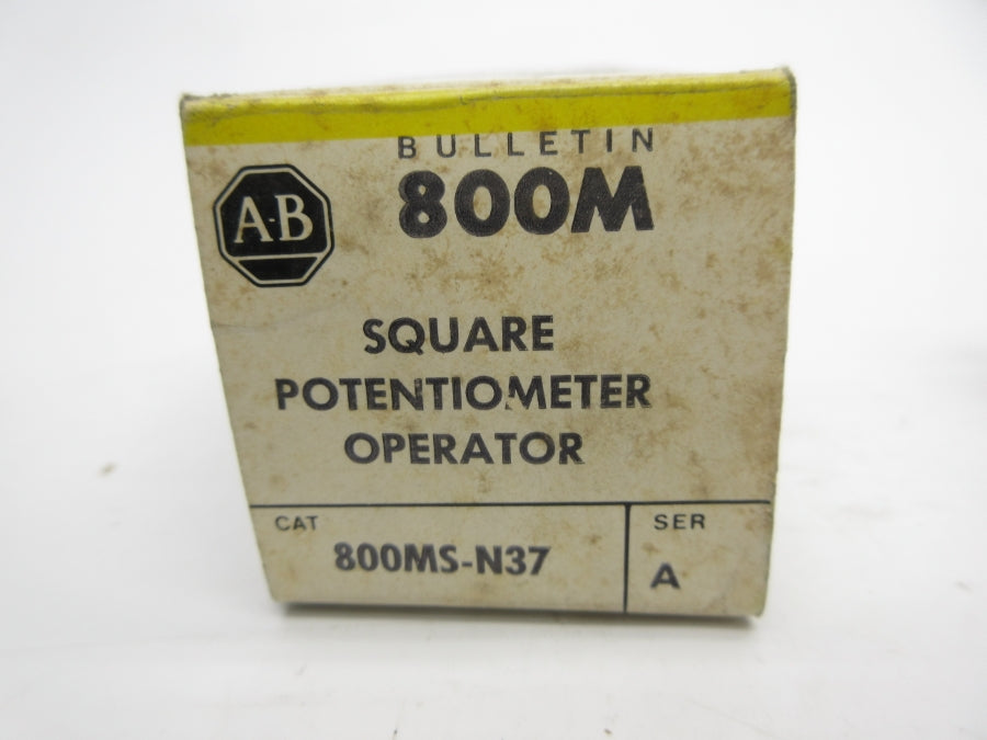 ALLEN BRADLEY 800MS-N37 SER. A (BK/YL) NSMP