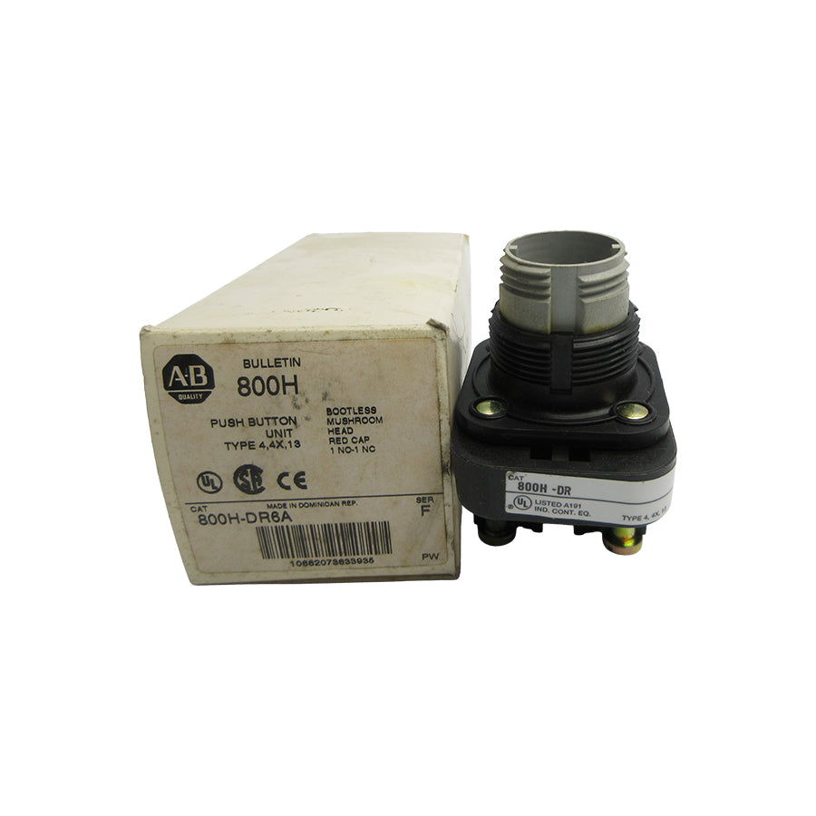 ALLEN BRADLEY 800H-DR6A SER. F (AS PICTURED) (WH) NSMP