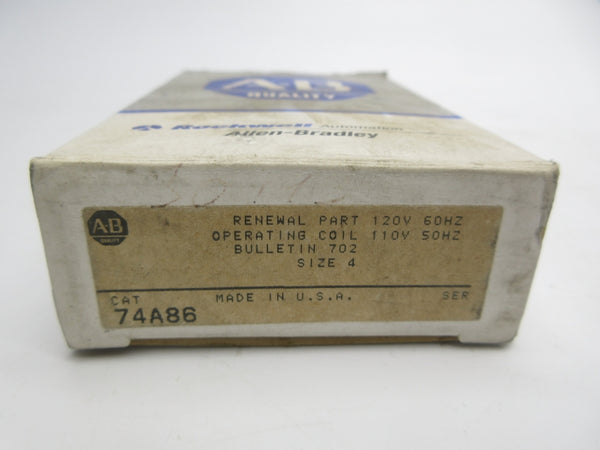 ALLEN BRADLEY 74A86 110/120V (GY/BL) NSMP