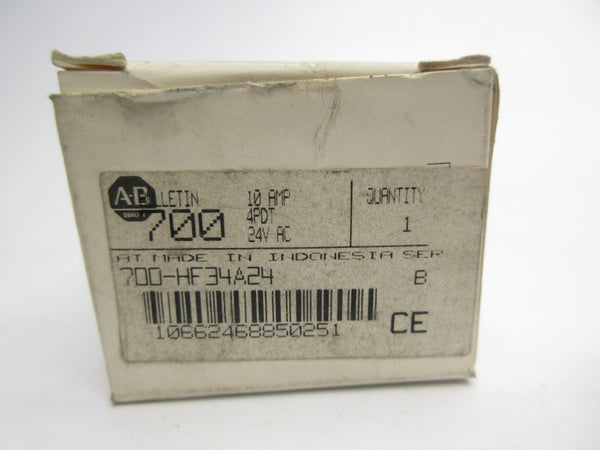 ALLEN BRADLEY 700-HF34A24 SER. B 24VAC 10A (GY/BL) NSMP