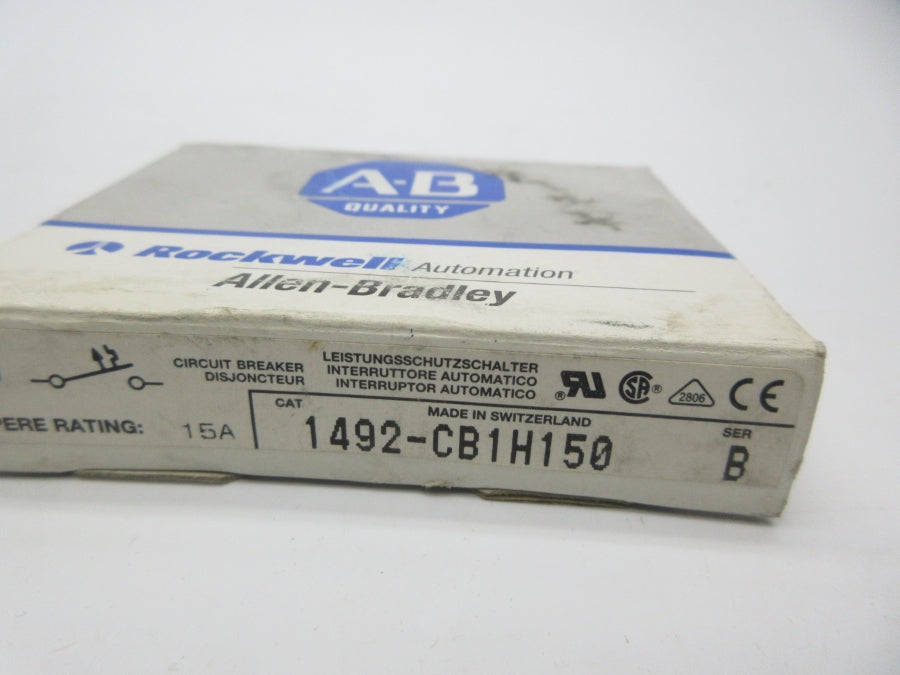 ALLEN BRADLEY 1492-CB1H150 SER. B 277VAC 15A NSMP