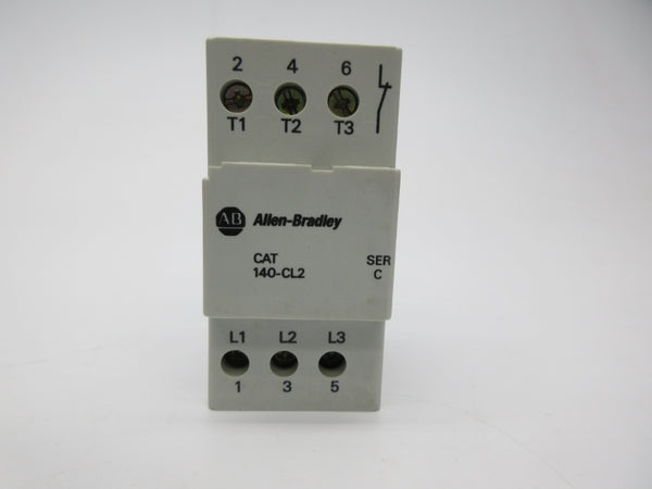 ALLEN BRADLEY 140-CL2 SER. C 600VAC 25A (PKG OF 10) (BR/WH) NSMP