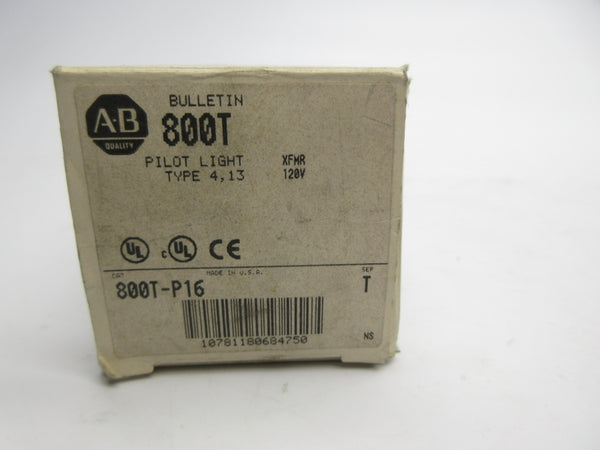 ALLEN BRADLEY 800T-P16 SER. T 120V (GY/BL) NSMP
