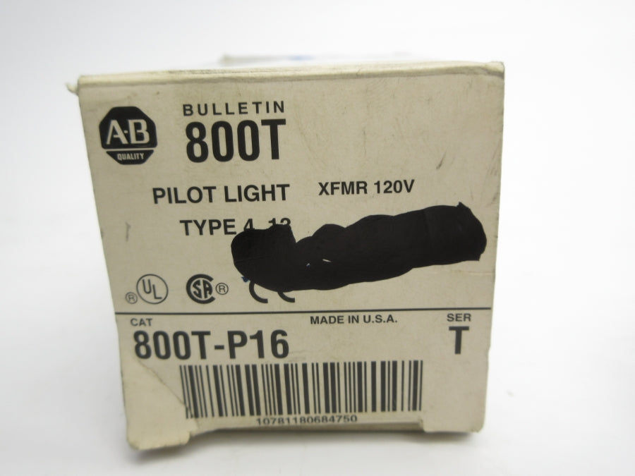 ALLEN BRADLEY 800T-P16 SER. T 120V (NO BULB) (GY/BL) NSMP
